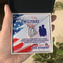 Embrace of Strength Necklace: A Tribute to the Heart of a Military Wife Jewelry/ForeverLove ShineOn Fulfillment 14k White Gold Finish Standard Box 
