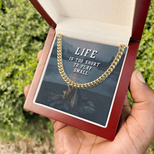 Empower Elegance: The Inspirational Cuban Link Chain - Embrace Life's Bold Journey Jewelry/Cubanlink ShineOn Fulfillment 14K Yellow Gold Finish Luxury Box 