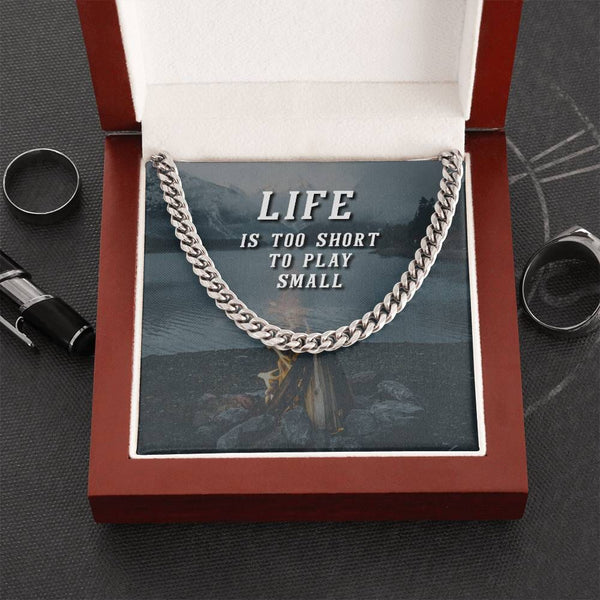 Empower Elegance: The Inspirational Cuban Link Chain - Embrace Life's Bold Journey Jewelry/Cubanlink ShineOn Fulfillment 