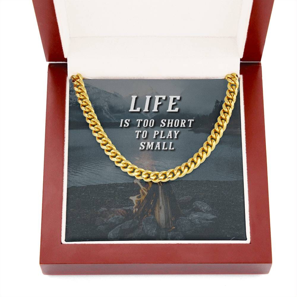 Empower Elegance: The Inspirational Cuban Link Chain - Embrace Life's Bold Journey Jewelry/Cubanlink ShineOn Fulfillment 