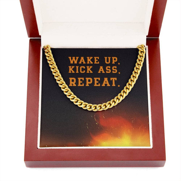 Empower Link Necklace: Unleash Your Strength Every Day Jewelry/Cubanlink ShineOn Fulfillment 