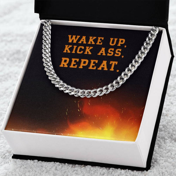 Empower Link Necklace: Unleash Your Strength Every Day Jewelry/Cubanlink ShineOn Fulfillment 