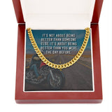 Empowerment Elegance: The Inspirational Cuban Link Chain Necklace Jewelry/Cubanlink ShineOn Fulfillment 