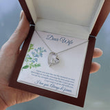 Enchanted Heart: The Forever Love Necklace - A Symbol of Eternal Devotion Jewelry/ForeverLove ShineOn Fulfillment 14k White Gold Finish Luxury Box 