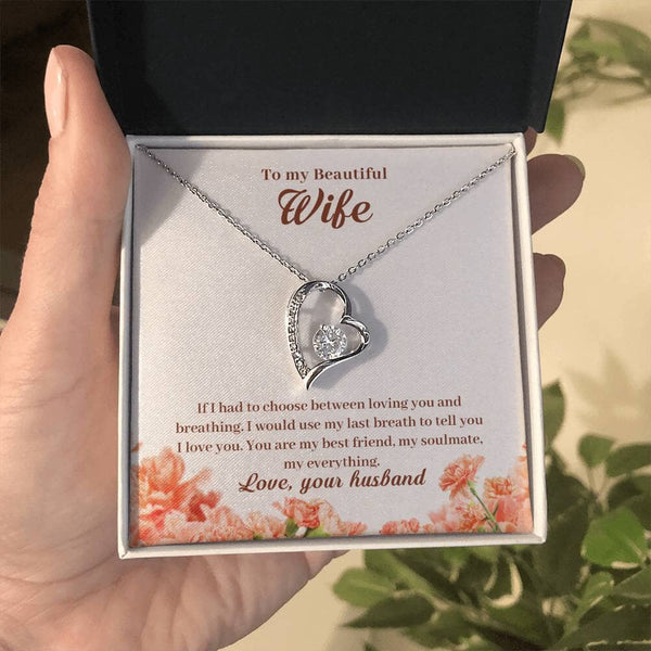 Enchanted Heart: The Ultimate Expression of Eternal Love Necklace Jewelry/ForeverLove ShineOn Fulfillment 14k White Gold Finish Standard Box 