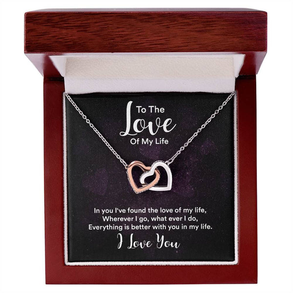 Enchanted Hearts Necklace: A Symbol of Eternal Love and Elegance Jewelry/InterlockingHearts ShineOn Fulfillment 