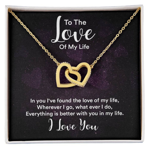 Enchanted Hearts Necklace: A Symbol of Eternal Love and Elegance Jewelry/InterlockingHearts ShineOn Fulfillment 