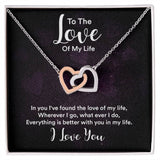 Enchanted Hearts Necklace: A Symbol of Eternal Love and Elegance Jewelry/InterlockingHearts ShineOn Fulfillment 