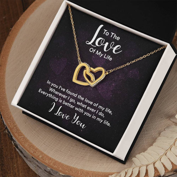 Enchanted Hearts Necklace: A Symbol of Eternal Love and Elegance Jewelry/InterlockingHearts ShineOn Fulfillment 