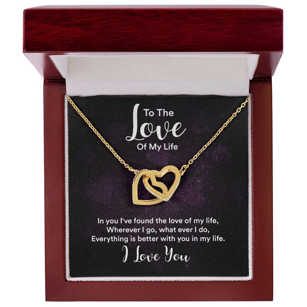 Enchanted Hearts Necklace: A Symbol of Eternal Love and Elegance Jewelry/InterlockingHearts ShineOn Fulfillment 