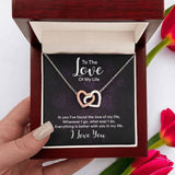 Enchanted Hearts Necklace: A Symbol of Eternal Love and Elegance Jewelry/InterlockingHearts ShineOn Fulfillment Polished Stainless Steel & Rose Gold Finish Luxury Box 