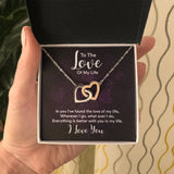 Enchanted Hearts Necklace: A Symbol of Eternal Love and Elegance Jewelry/InterlockingHearts ShineOn Fulfillment Polished Stainless Steel & Rose Gold Finish Standard Box 