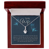 Enchanted Love Ribbon Necklace - A Dazzling Symbol of Everlasting Affection Jewelry/AlluringBeauty ShineOn Fulfillment 