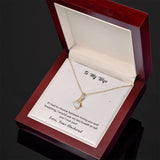 Enchanted Love Ribbon Necklace: A Timeless Token of Unending Affection Jewelry/AlluringBeauty ShineOn Fulfillment 