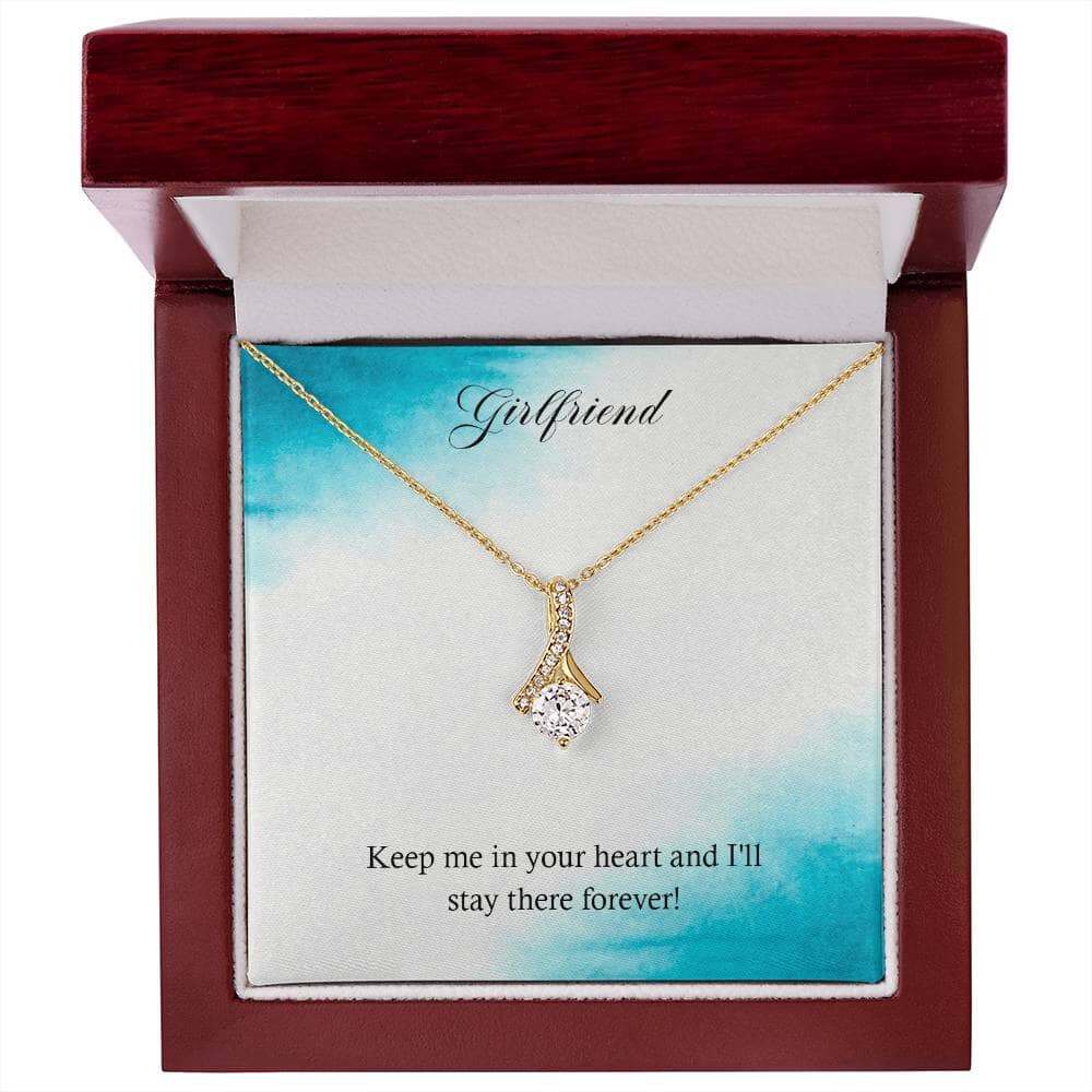 Enchanted Love Ribbon Necklace: Forever In Your Heart