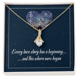 Enchanted Love Story Necklace: Begin Your Tale of Timeless Romance Jewelry/AlluringBeauty ShineOn Fulfillment 