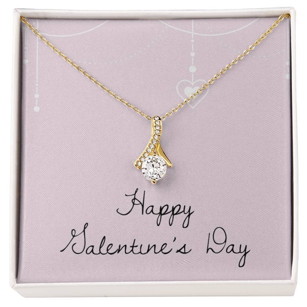 Enchanting Hearts Necklace: Sparkle Her Valentine's Day with Timeless Elegance Jewelry/AlluringBeauty ShineOn Fulfillment 