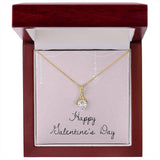 Enchanting Hearts Necklace: Sparkle Her Valentine's Day with Timeless Elegance Jewelry/AlluringBeauty ShineOn Fulfillment 