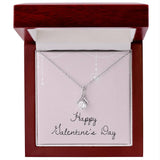 Enchanting Hearts Necklace: Sparkle Her Valentine's Day with Timeless Elegance Jewelry/AlluringBeauty ShineOn Fulfillment 