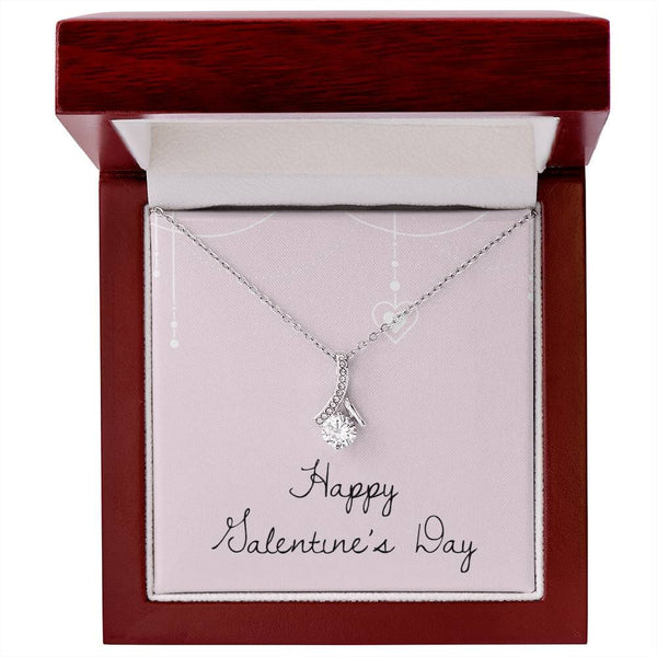 Enchanting Hearts Necklace: Sparkle Her Valentine's Day with Timeless Elegance Jewelry/AlluringBeauty ShineOn Fulfillment 