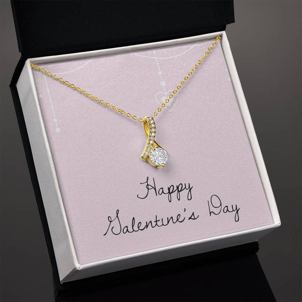 Enchanting Hearts Necklace: Sparkle Her Valentine's Day with Timeless Elegance Jewelry/AlluringBeauty ShineOn Fulfillment 