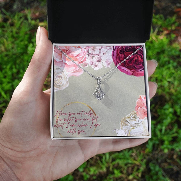 Enchanting Love Pendant: The Ultimate Symbol of Enduring Affection Jewelry/AlluringBeauty ShineOn Fulfillment White Gold Finish Standard Box 