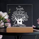 Endless Love & Life Acrylic Plaque - A Family Keepsake Acrylic/Square ShineOn Fulfillment 