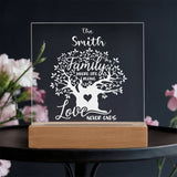 Endless Love & Life Acrylic Plaque - A Family Keepsake Acrylic/Square ShineOn Fulfillment 