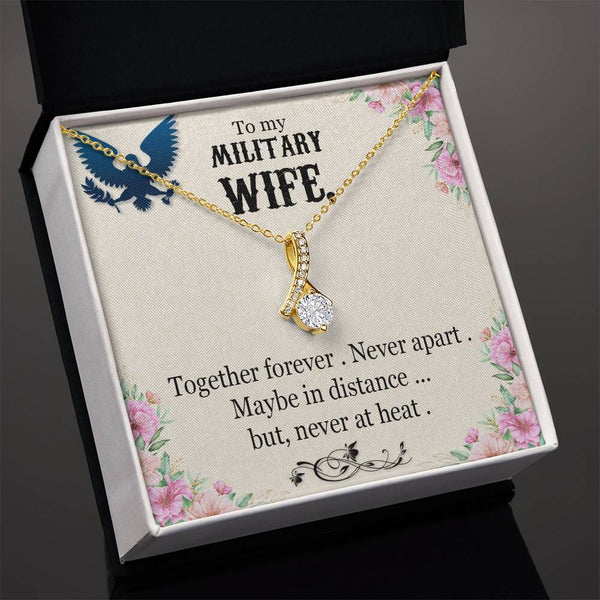 Endless Love Pendant: The Alluring Beauty Necklace - A Timeless Tribute to Your Military Wife Jewelry/AlluringBeauty ShineOn Fulfillment 