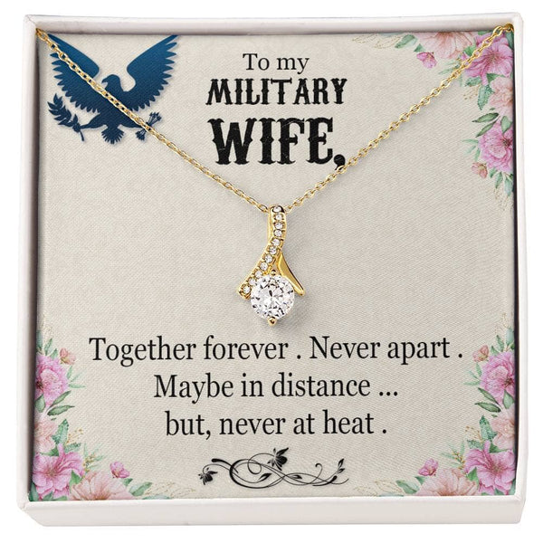 Endless Love Pendant: The Alluring Beauty Necklace - A Timeless Tribute to Your Military Wife Jewelry/AlluringBeauty ShineOn Fulfillment 