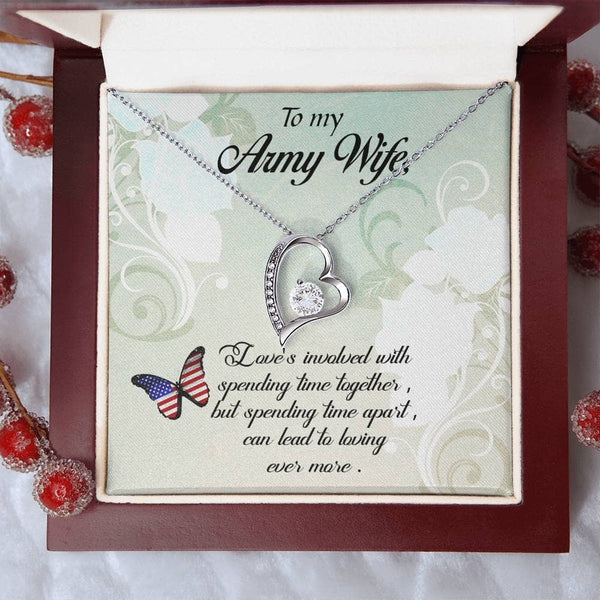 Enduring Embrace: The Forever Love Necklace for the Resilient Army Wife Jewelry/ForeverLove ShineOn Fulfillment 