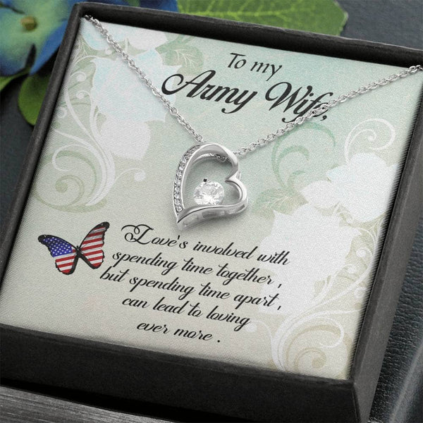 Enduring Embrace: The Forever Love Necklace for the Resilient Army Wife Jewelry/ForeverLove ShineOn Fulfillment 