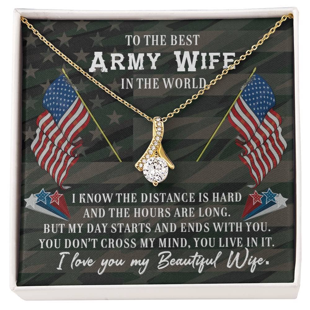 Enduring Love Pendant: A Tribute to the Strength and Grace of an Army Wife Jewelry/AlluringBeauty ShineOn Fulfillment 