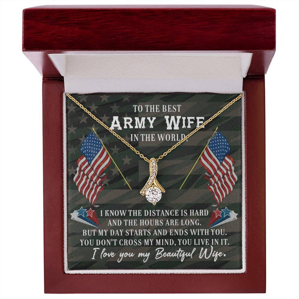 Enduring Love Pendant: A Tribute to the Strength and Grace of an Army Wife Jewelry/AlluringBeauty ShineOn Fulfillment 