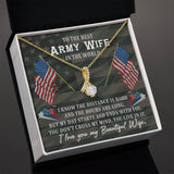 Enduring Love Pendant: A Tribute to the Strength and Grace of an Army Wife Jewelry/AlluringBeauty ShineOn Fulfillment 