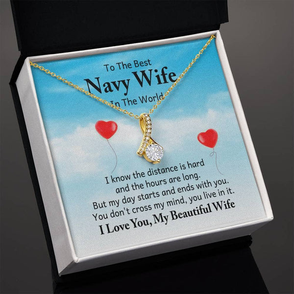 Enduring Love: The Alluring Beauty Necklace for the Navy Wife - A Symbol of Unbreakable Bonds Jewelry/AlluringBeauty ShineOn Fulfillment 