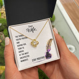 Enduring Love: The Infinite Bond Love Knot Necklace Jewelry/LoveKnot ShineOn Fulfillment 18K Yellow Gold Finish Standard Box 