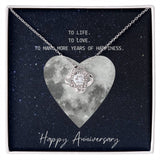 Entwined Hearts Necklace: A Symbol of Eternal Love and Joyful Anniversaries Jewelry/LoveKnot ShineOn Fulfillment 