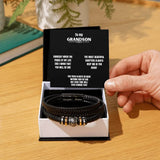 Eternal Bond Grandson Bracelet: A Timeless Emblem of Love & Legacy Jewelry/LoveForeverBracelet ShineOn Fulfillment Two Tone Box 