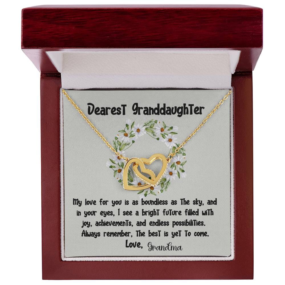 Eternal Bond Interlocking Hearts Necklace: A Grandparent's Endless Love Jewelry/InterlockingHearts ShineOn Fulfillment 