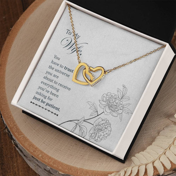 Eternal Bond Interlocking Hearts Necklace: A Timeless Symbol of Love and Patience Jewelry/InterlockingHearts ShineOn Fulfillment 