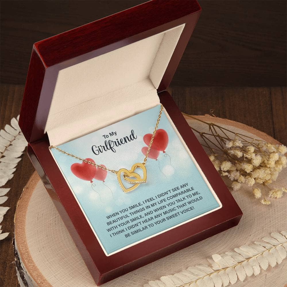 Eternal Bond: Interlocking Hearts Necklace with Love Note Jewelry/InterlockingHearts ShineOn Fulfillment 