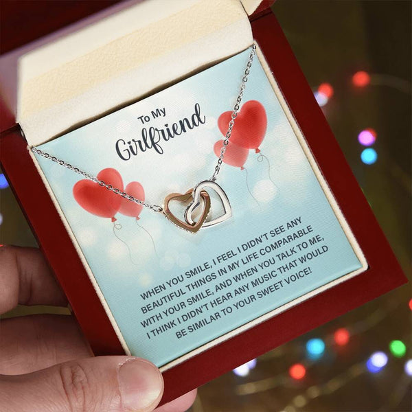 Eternal Bond: Interlocking Hearts Necklace with Love Note Jewelry/InterlockingHearts ShineOn Fulfillment 