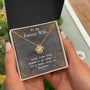 Eternal Bond Love Knot Necklace: A Timeless Symbol of Unbreakable Love Jewelry/LoveKnot ShineOn Fulfillment 18K Yellow Gold Finish Standard Box 