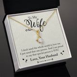 Eternal Bond Necklace: A Symbol of Love and Devotion for Your Cherished Wife Jewelry/AlluringBeauty ShineOn Fulfillment 