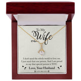 Eternal Bond Necklace: A Symbol of Love and Devotion for Your Cherished Wife Jewelry/AlluringBeauty ShineOn Fulfillment 