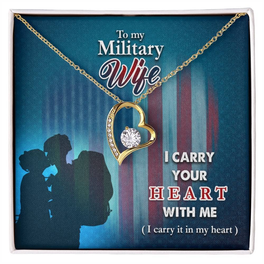 Eternal Bond Necklace: A Tribute to the Heart of a Military Wife Jewelry/ForeverLove ShineOn Fulfillment 