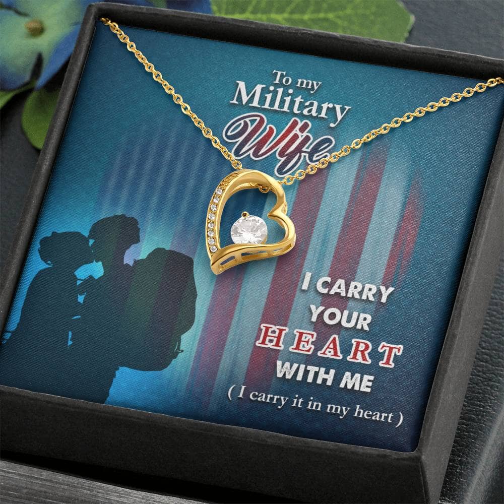 Eternal Bond Necklace: A Tribute to the Heart of a Military Wife Jewelry/ForeverLove ShineOn Fulfillment 