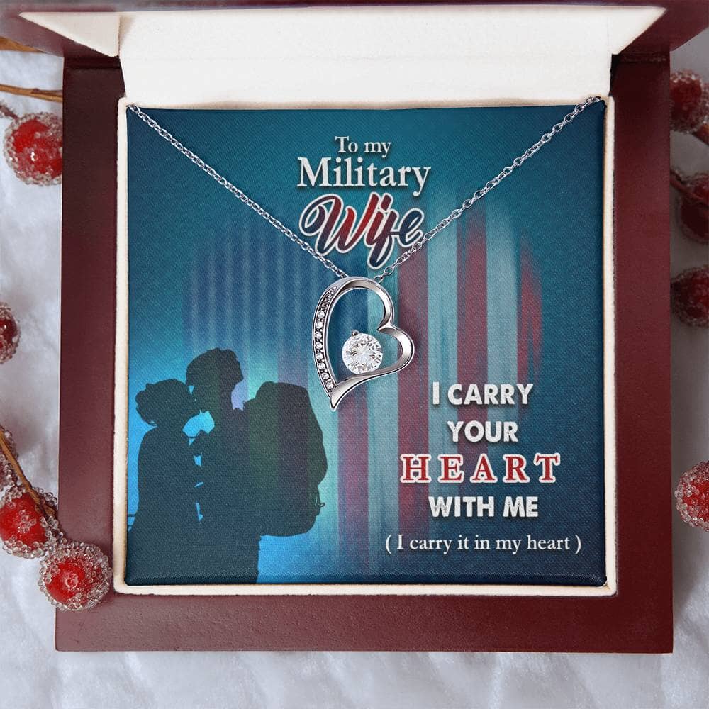 Eternal Bond Necklace: A Tribute to the Heart of a Military Wife Jewelry/ForeverLove ShineOn Fulfillment 