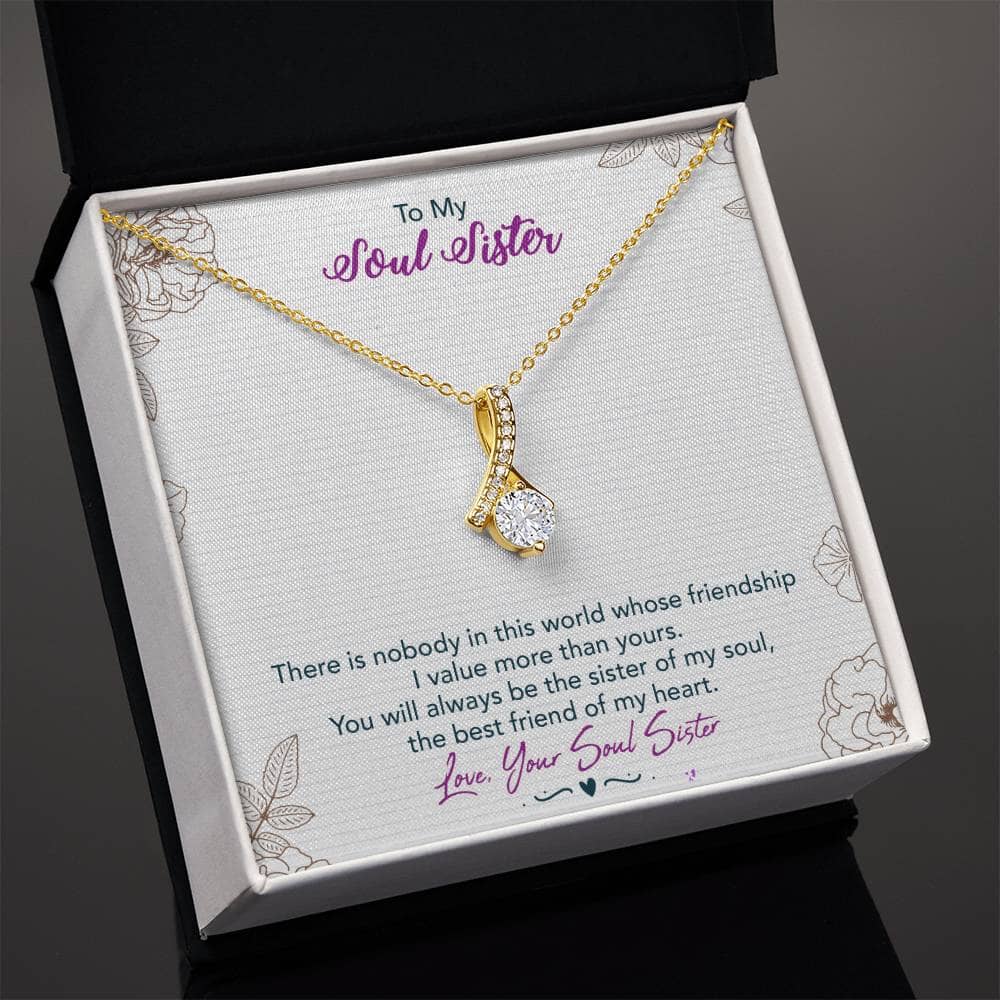Eternal Bond Ribbon Necklace A Symbol Of Unbreakable Friendship For Y Kendalls Collection 